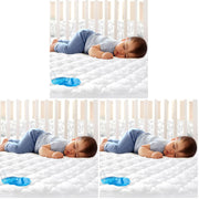 Waterproof Quilted Crib Mattress Protector Fitted Sheet