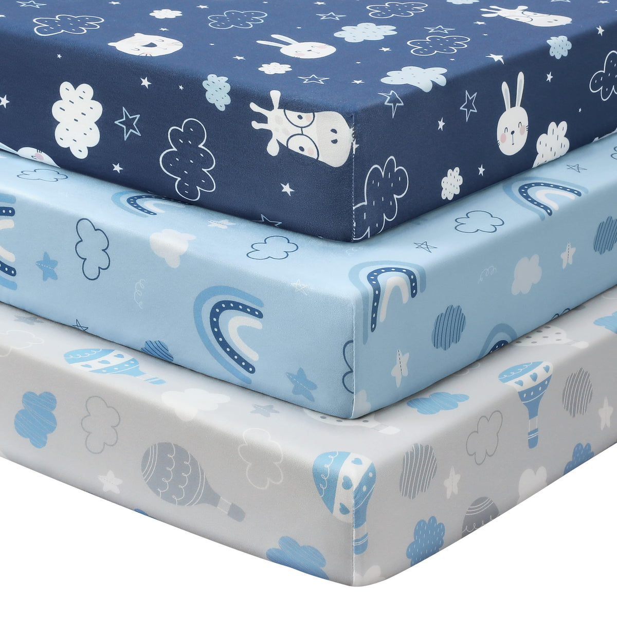 Soft Microfiber Fitted Crib & Toddler Bed Sheet