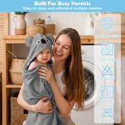 CandyHome 12-Piece Baby Bath Towel Set for Infants & Toddlers
