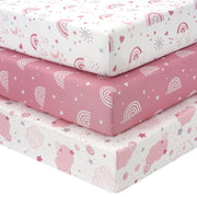 Soft Microfiber Fitted Crib & Toddler Bed Sheet