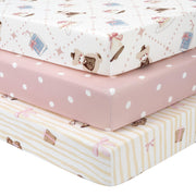 Soft Microfiber Fitted Crib & Toddler Bed Sheet