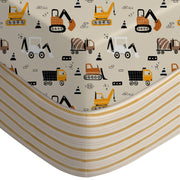 Yoofoss 2-Pack Fitted Crib Sheets for Baby Boys & Girls