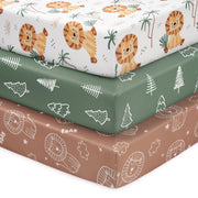 Soft Microfiber Fitted Crib & Toddler Bed Sheet