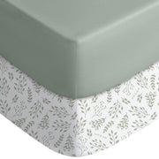 Yoofoss 2-Pack Fitted Crib Sheets for Baby Boys & Girls