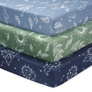 Soft Microfiber Fitted Crib & Toddler Bed Sheet
