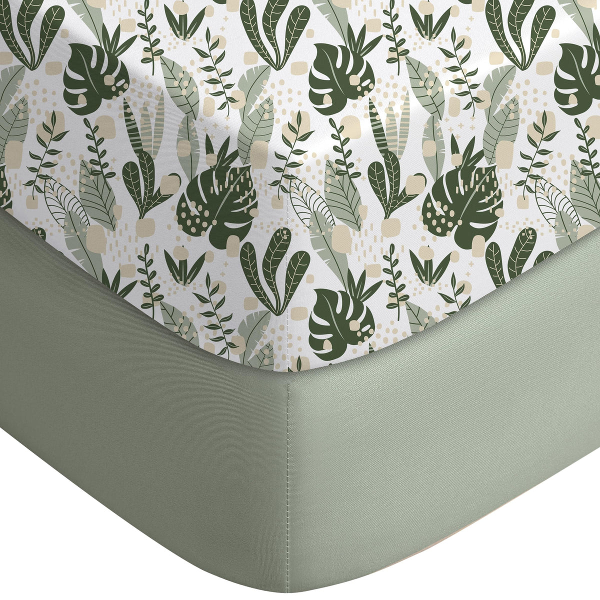 Yoofoss 2-Pack Fitted Crib Sheets for Baby Boys & Girls