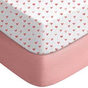 Yoofoss 2-Pack Fitted Crib Sheets for Baby Boys & Girls