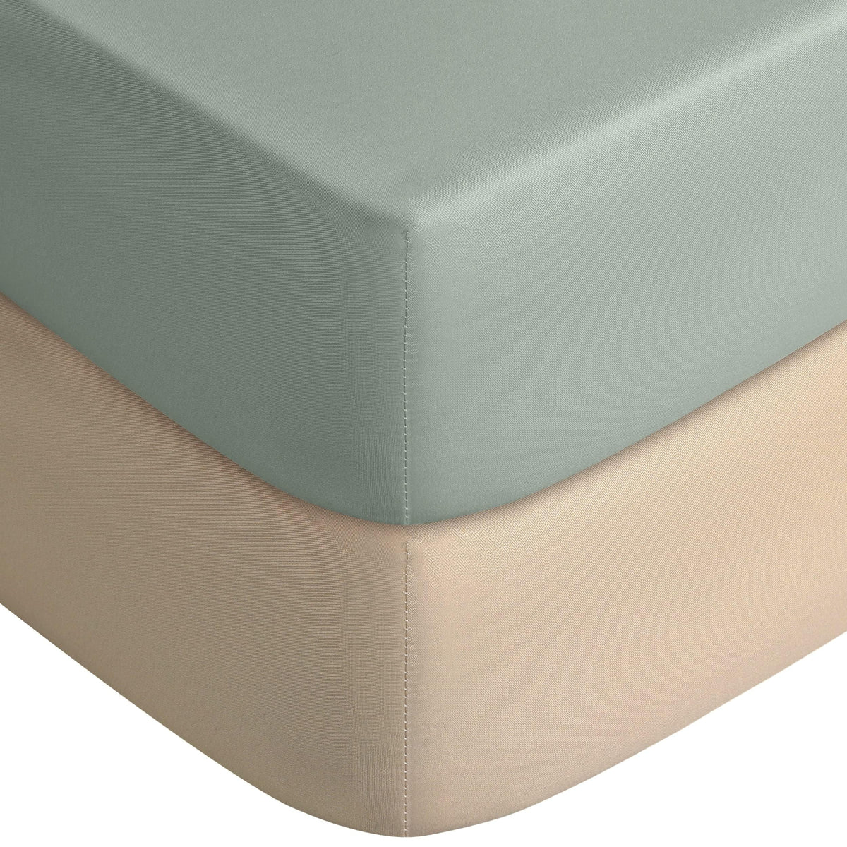 Yoofoss 2-Pack Fitted Crib Sheets for Baby Boys & Girls